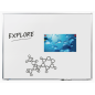 TABLEAU BLANC PREMIUM PLUS LEGAMASTER 75X100CM