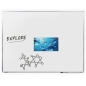 TABLEAU BLANC PREMIUM PLUS LEGAMASTER 90X120CM