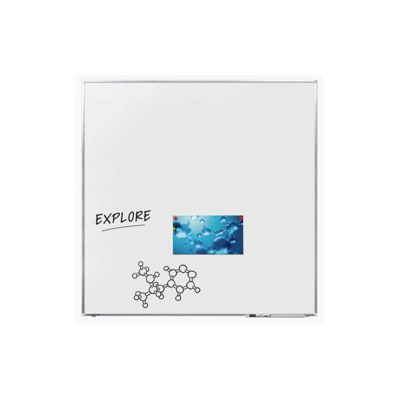 TABLEAU BLANC PREMIUM PLUS LEGAMASTER 120X120CM