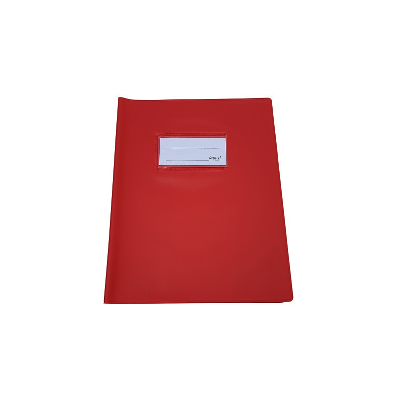 COUVRE-CAHIER EPAIS A5 ROUGE
