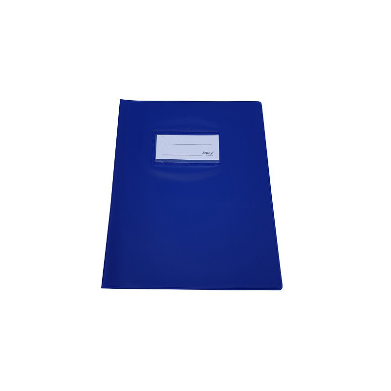 COUVRE-CAHIER EPAIS A5 BLEU FONCE