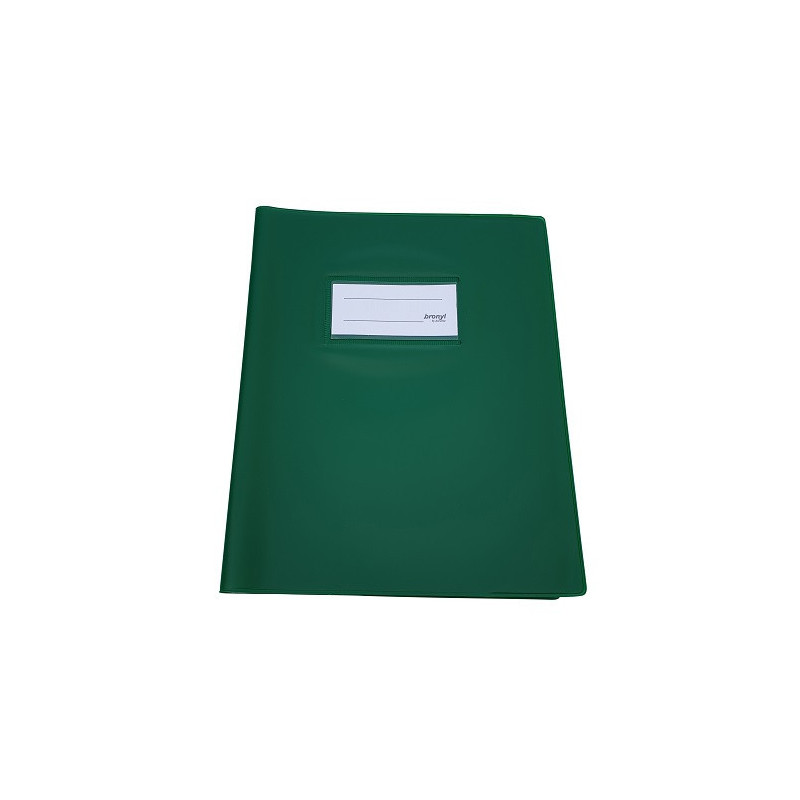 COUVRE-CAHIER EPAIS A5 VERT FONCE