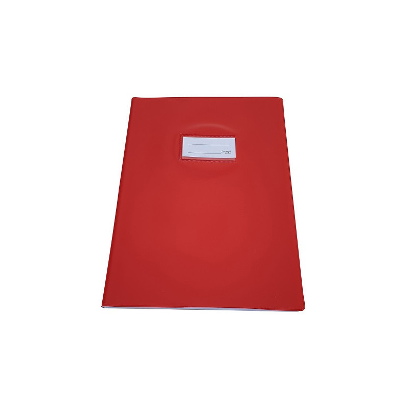 COUVRE-CAHIER EPAIS A4 ROUGE