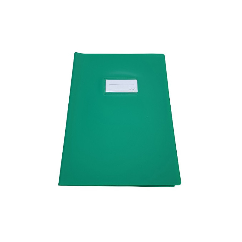 COUVRE-CAHIER EPAIS A4 VERT MOYEN