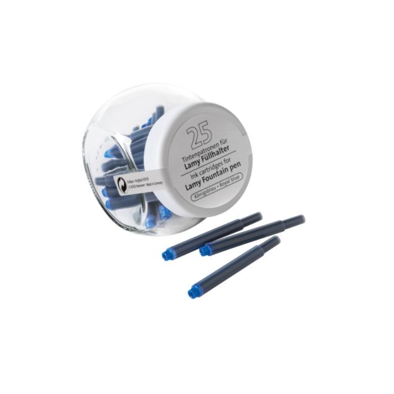 CARTOUCHE ENCRE PELIKAN-LAMY BLEU 25PCS (300002567)