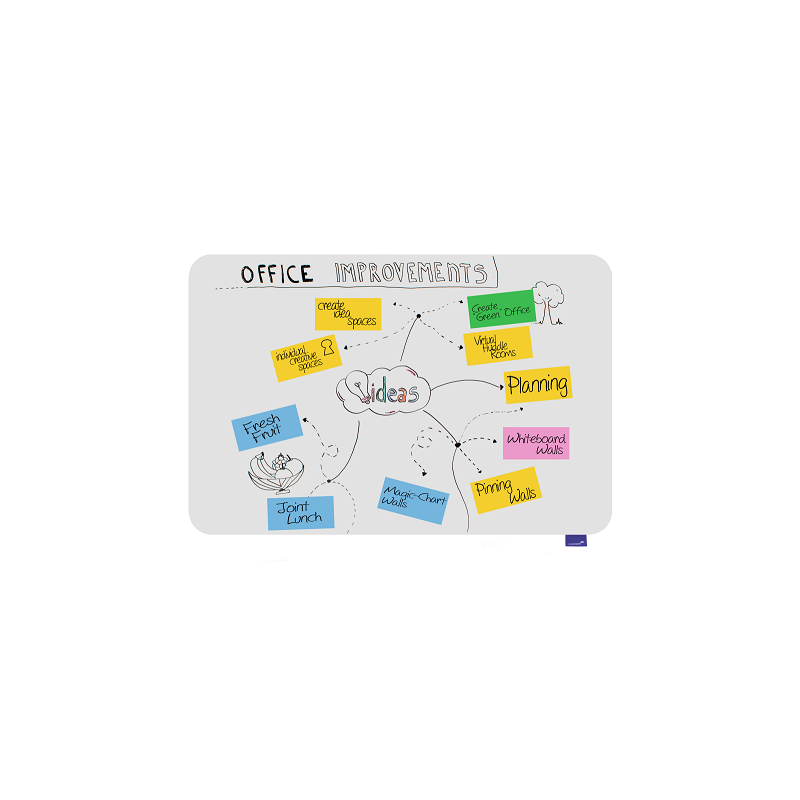 TABLEAU BLANC ESSENCE LEGAMASTER 60X90CM