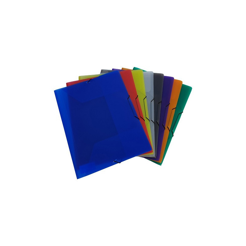 FARDE A ELAST.+RABATS A4 PP DOC. TRANSP. ASS. 24PCS