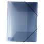 FARDE A ELAST.+RABATS A4 PP DOC. TRANSP. GRIS