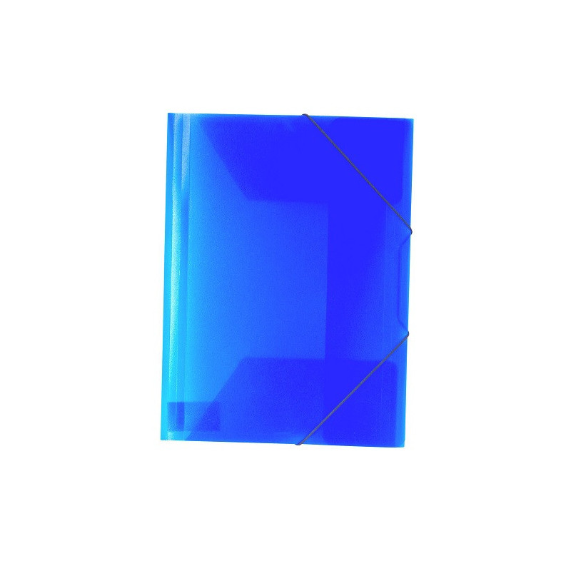 FARDE A ELAST.+RABATS A4 PP DOC. TRANSP. BLEU