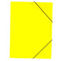 FARDE A ELAST.+RABATS A4 PP DOC. TRANSP. JAUNE