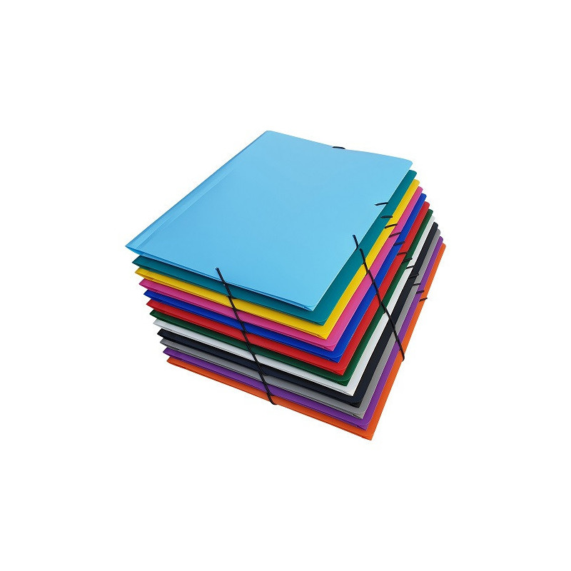 FARDE A ELAST.+RABATS A4 PP DOC.OP. ASS.24PCS
