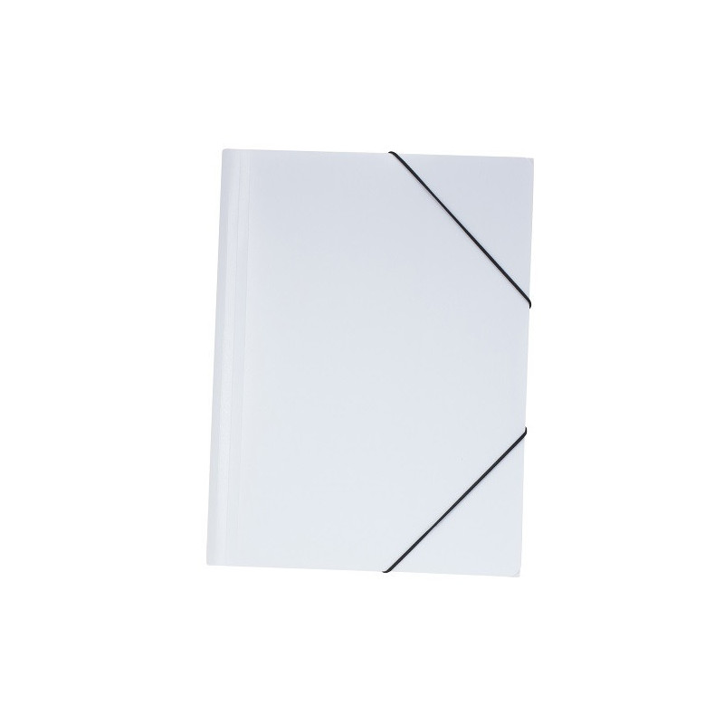 FARDE A ELAST.+RABATS A4 PP DOC.OP. BLANC