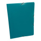 FARDE A ELAST.+RABATS A4 PP DOC.OP. VERT MOY.