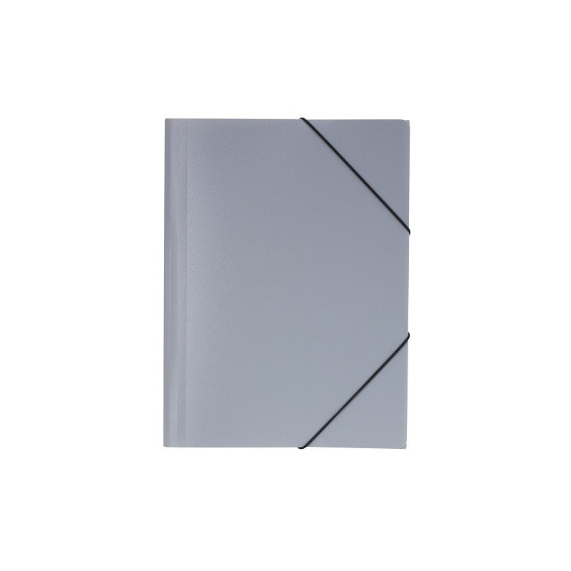 FARDE A ELAST.+RABATS A4 PP DOC.OP. GRIS
