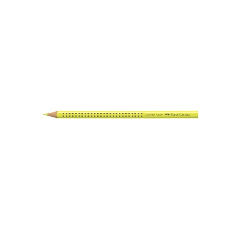 CRAYON COUL. FABER JUMBO GRIP JAUNE CL.