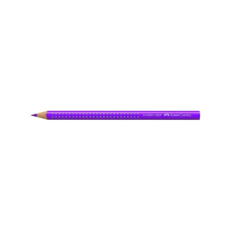 CRAYON COUL. FABER JUMBO GRIP MAUVE F.