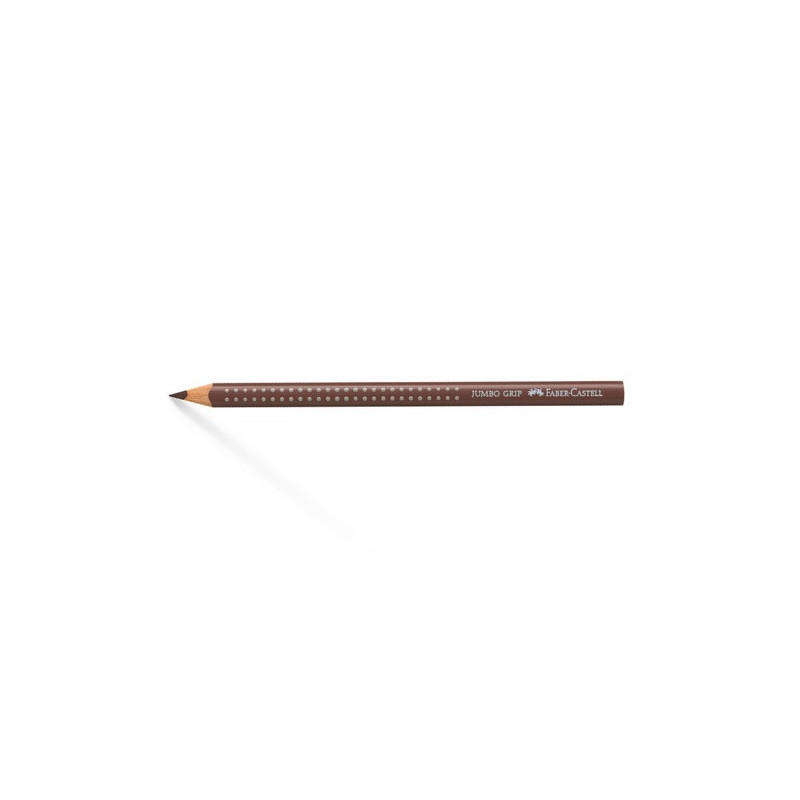 CRAYON COUL. FABER JUMBO GRIP BRUN
