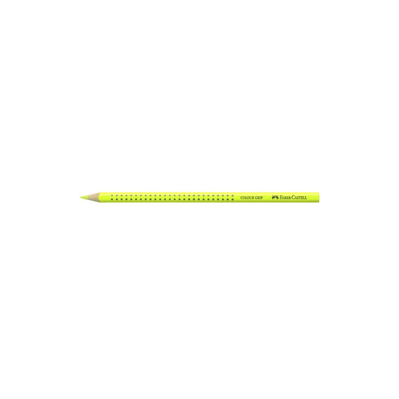 CRAYON COUL. FABER GRIP JAUNE GLACE