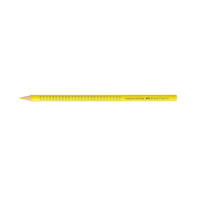 CRAYON COUL. FABER GRIP JAUNE