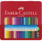 CRAYON COUL. FABER GRIP 24PCS BOITE MET.