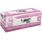 FEUTRE ECO.BIC VISACOLOR XL ROSE 12PCS