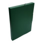 BOXE CLASSEM. A4 25MM OPAQ. VERT +ELAST.