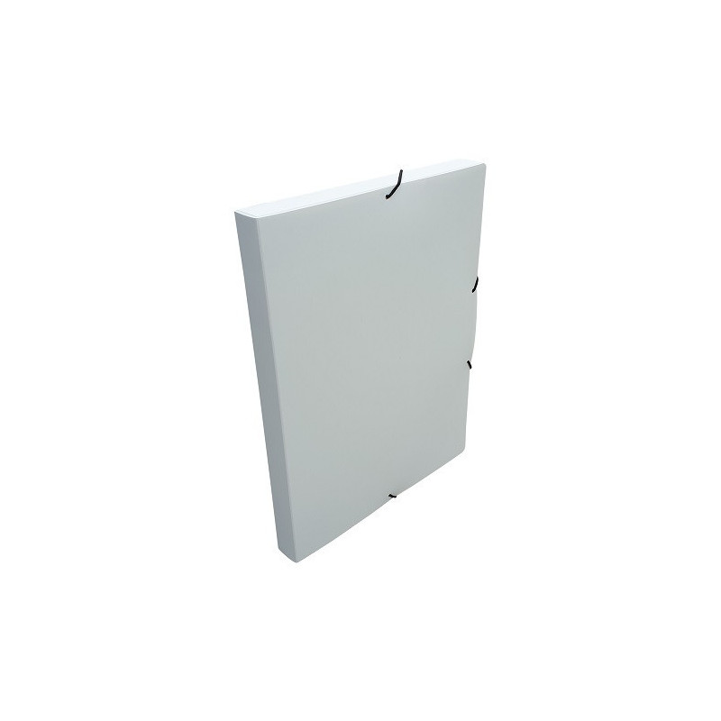 BOXE CLASSEM. A4 25MM OPAQ. BLANC +ELAST.