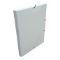 BOXE CLASSEM. A4 25MM OPAQ. BLANC +ELAST.