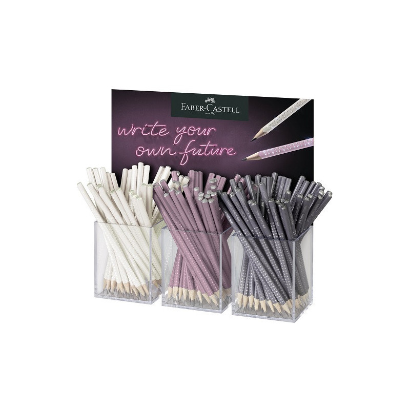CRAYON NOIR FABER DISPLAY 144PCS