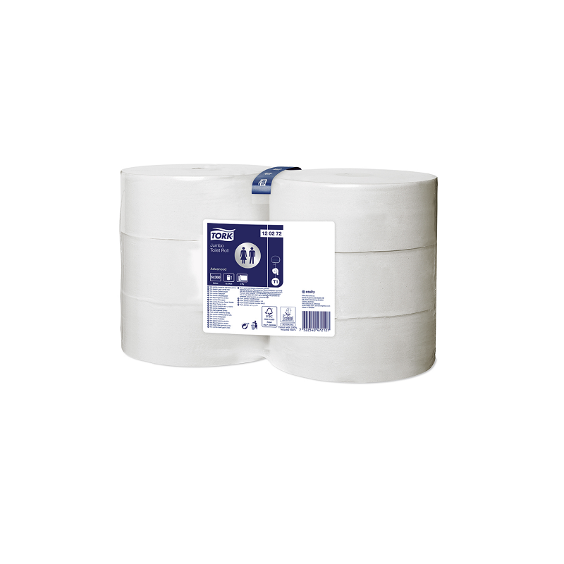 PAPIER TOILETTE T1 TORK 2PLIS 6RLX