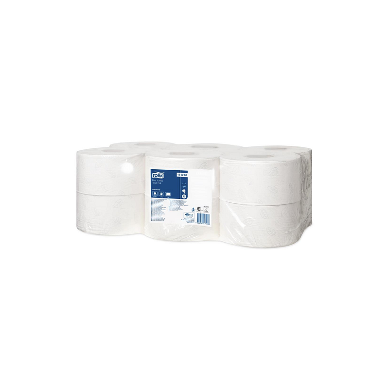 PAPIER TOILETTE T2 TORK 2PLIS 12RLX