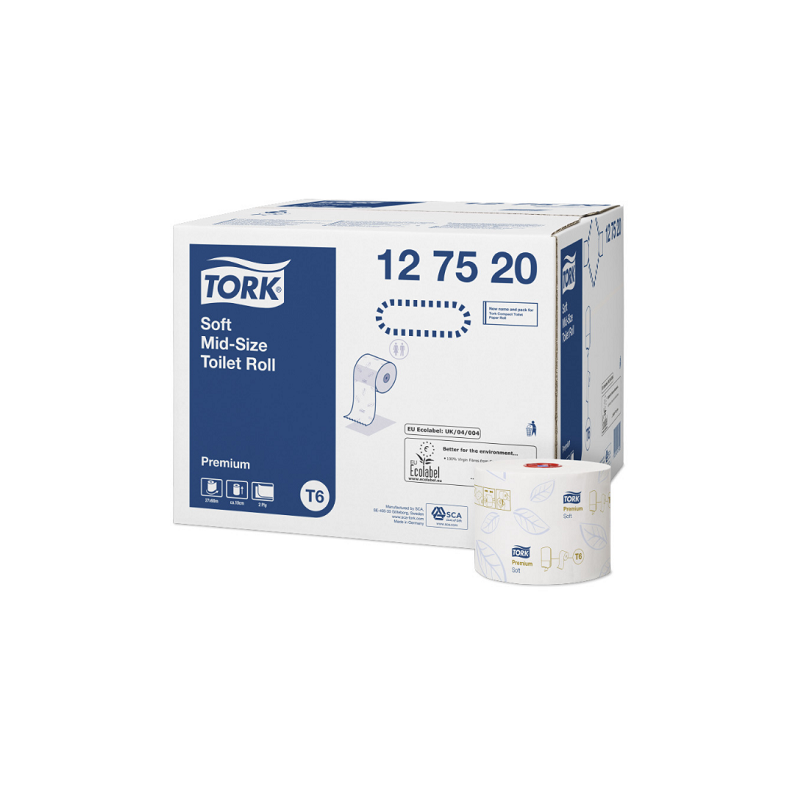 PAPIER TOILETTE T6 TORK 2PLIS 27RLX