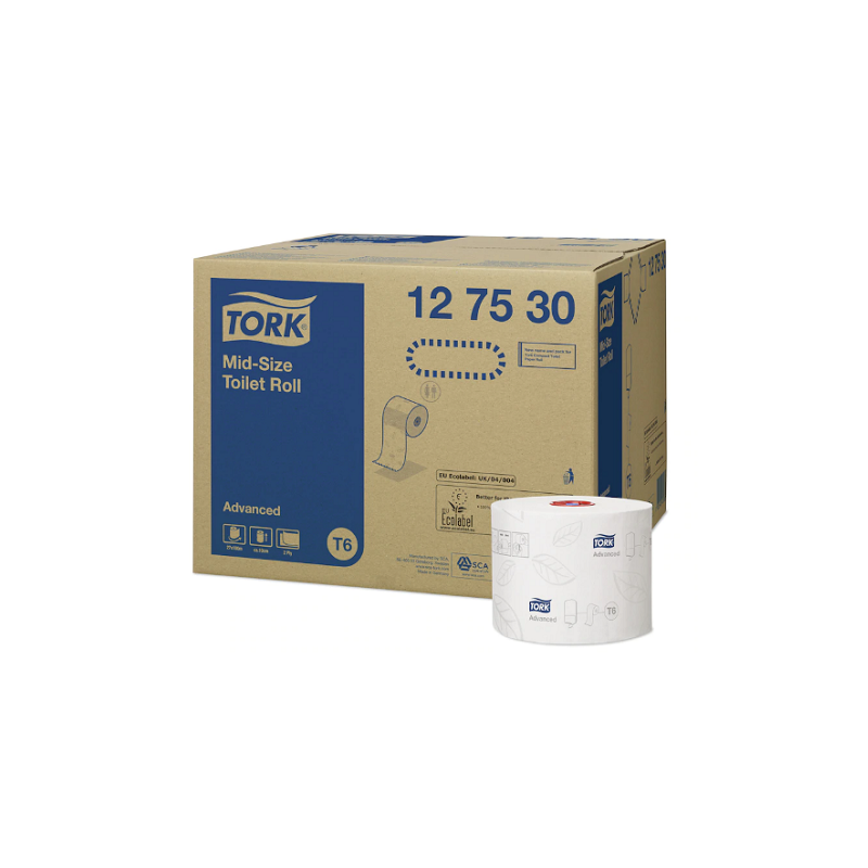 PAPIER TOILETTE T6 TORK 2PLIS 27RLX