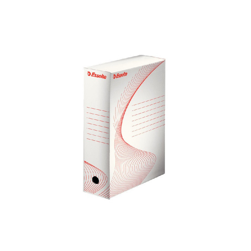 BOITE ARCHIVES ESSELTE DOS 10CM BLANC