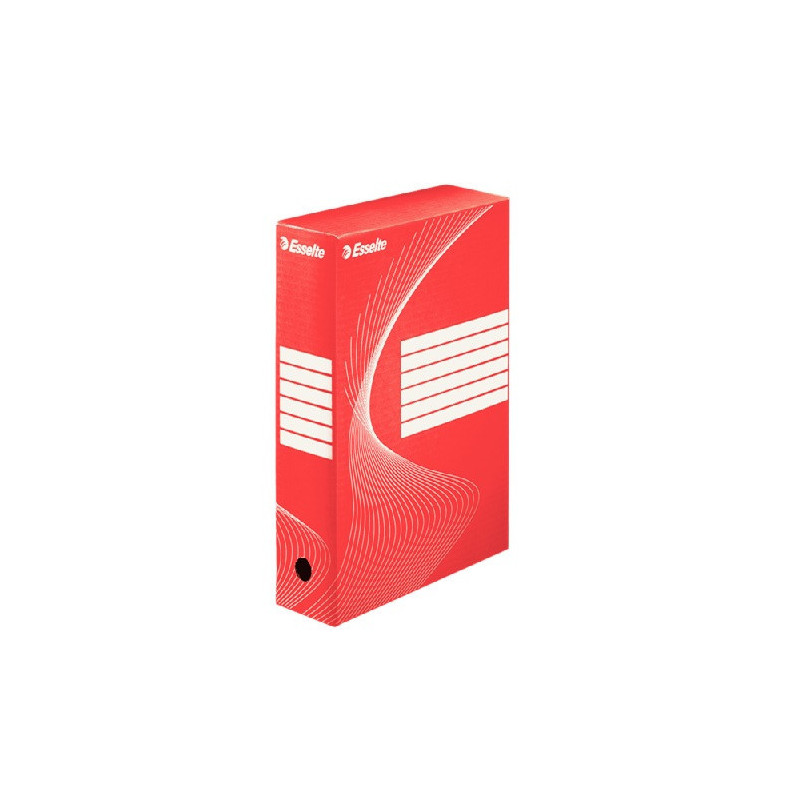 BOITE ARCHIVES ESSELTE DOS 8CM ROUGE