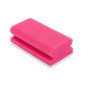 EPONGE A RECURER 7X13CM ROSE/BLANC