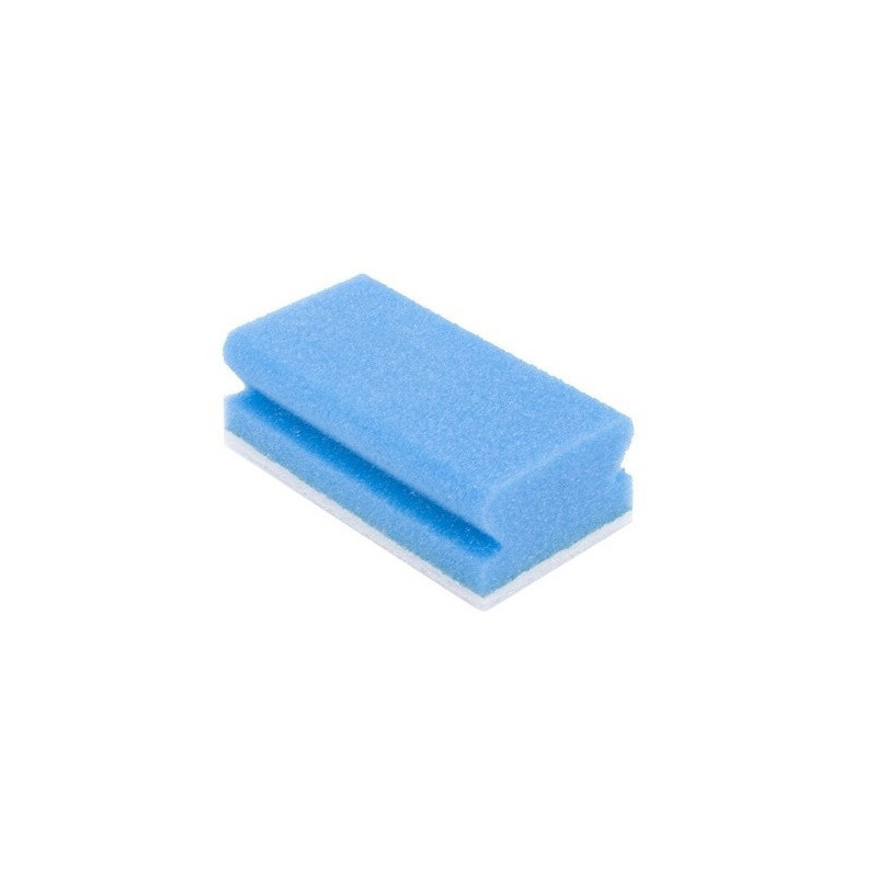 EPONGE A RECURER 7X13CM BLEU/BLANC