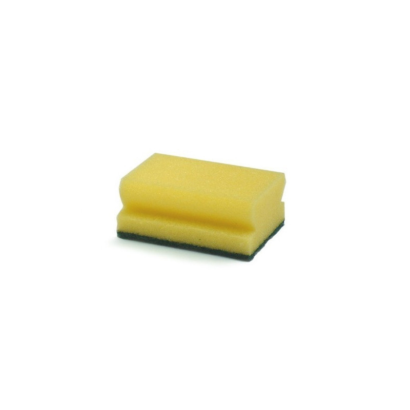 EPONGE A RECURER 7X10CM JAUNE/VERT