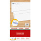 ENVEL.ADM. 110X220MM BLANC STRIP 25PCS BRUNNEN (DL)