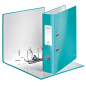 CLASSEUR LEITZ CARTON WOW 8CM BLEU GLA.