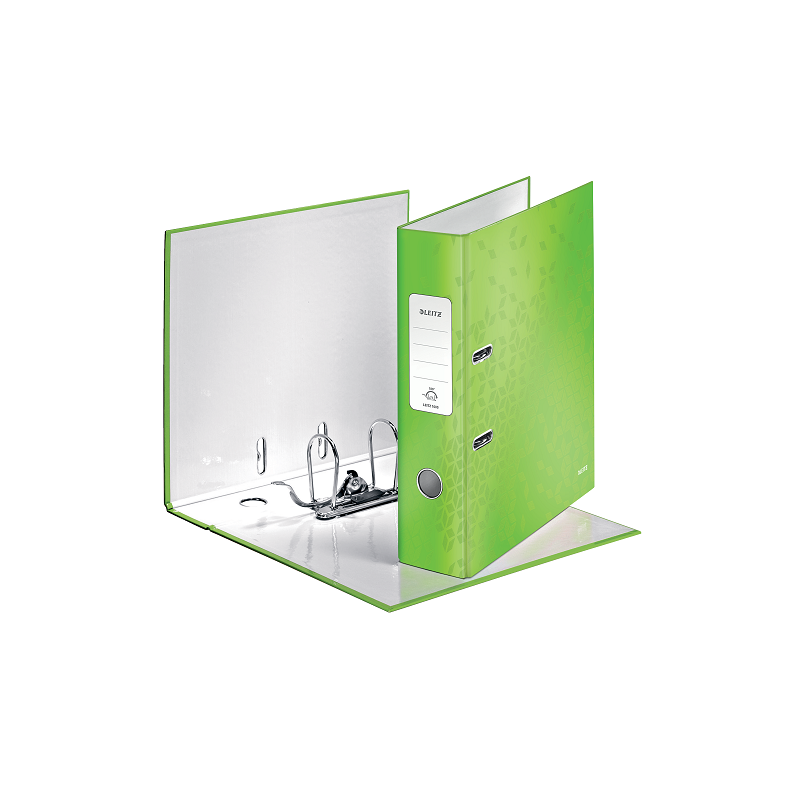 CLASSEUR LEITZ CARTON WOW 8CM VERT