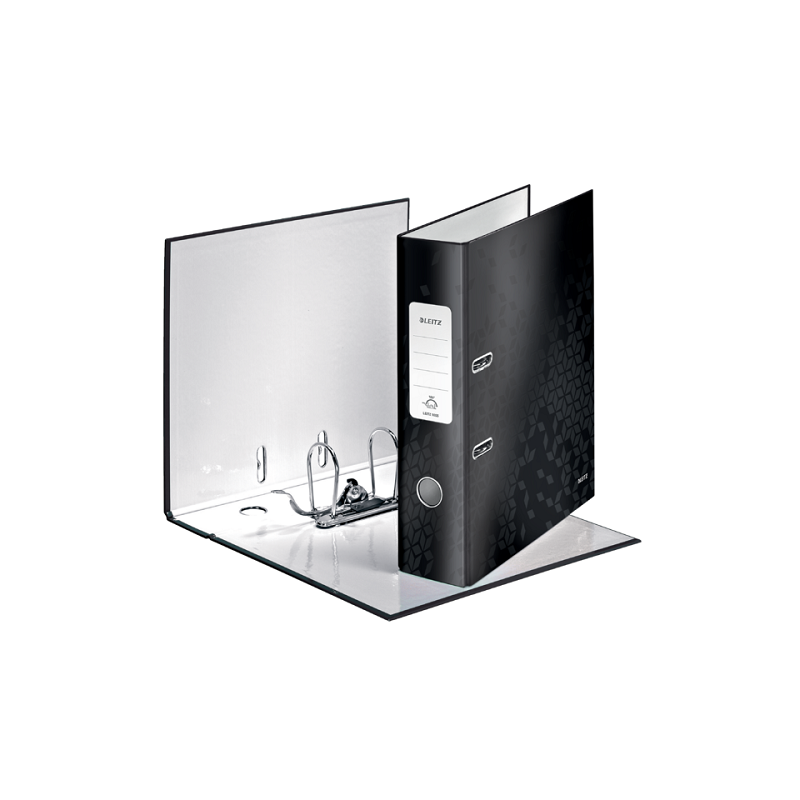 CLASSEUR LEITZ CARTON WOW 8CM NOIR
