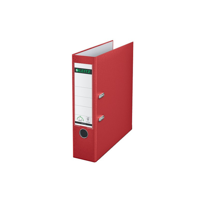 CLASSEUR LEITZ PP 1010 8CM ROUGE