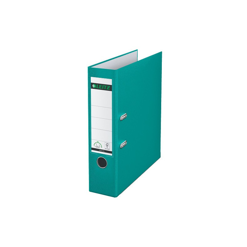 CLASSEUR LEITZ PP 1010 8CM TURQUOISE