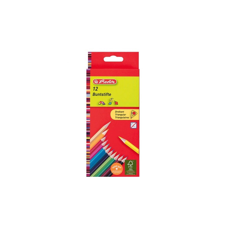 CRAYON COUL. HERLITZ TRILINO 12PCS (300000628)