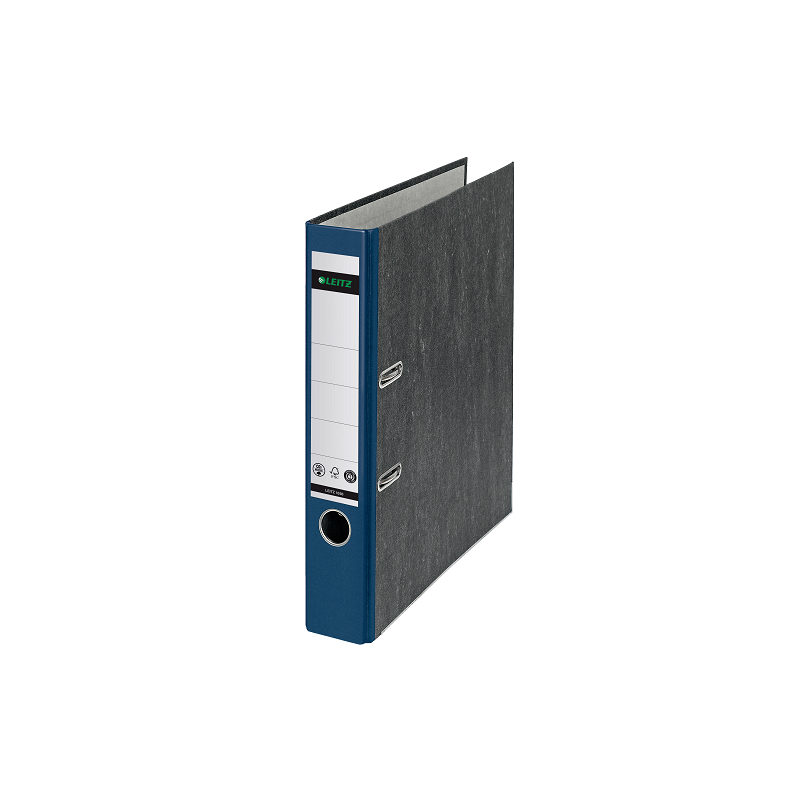 CLASSEUR LEITZ CARTON 1050 5CM DOS BLEU