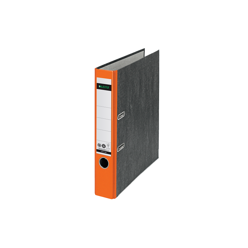 CLASSEUR LEITZ CARTON 1050 5CM DOS ORANGE