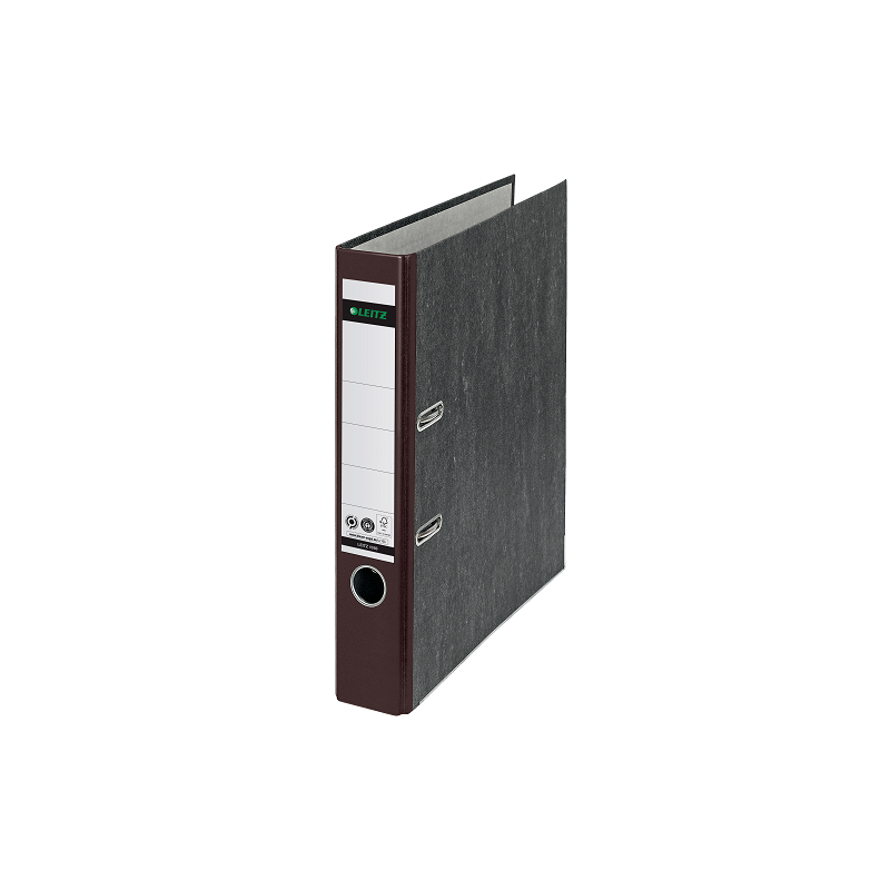 CLASSEUR LEITZ CARTON 1050 5CM DOS BRUN