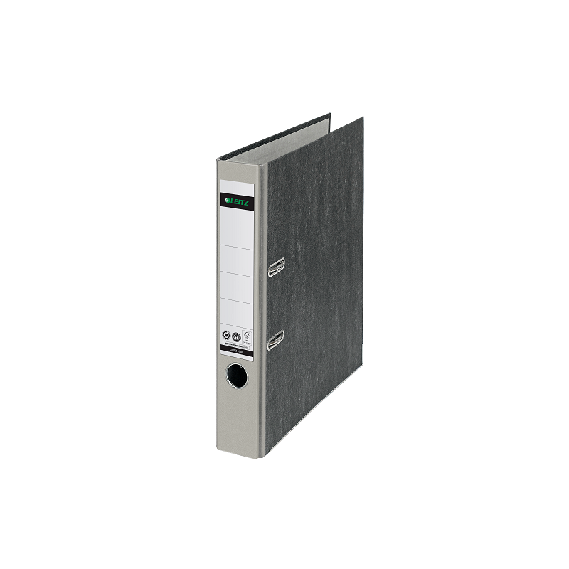 CLASSEUR LEITZ CARTON 1050 5CM DOS GRIS