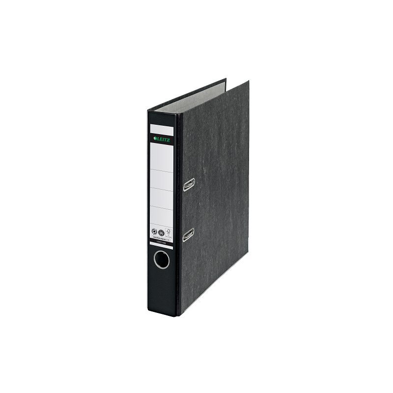 CLASSEUR LEITZ CARTON 1050 5CM DOS NOIR